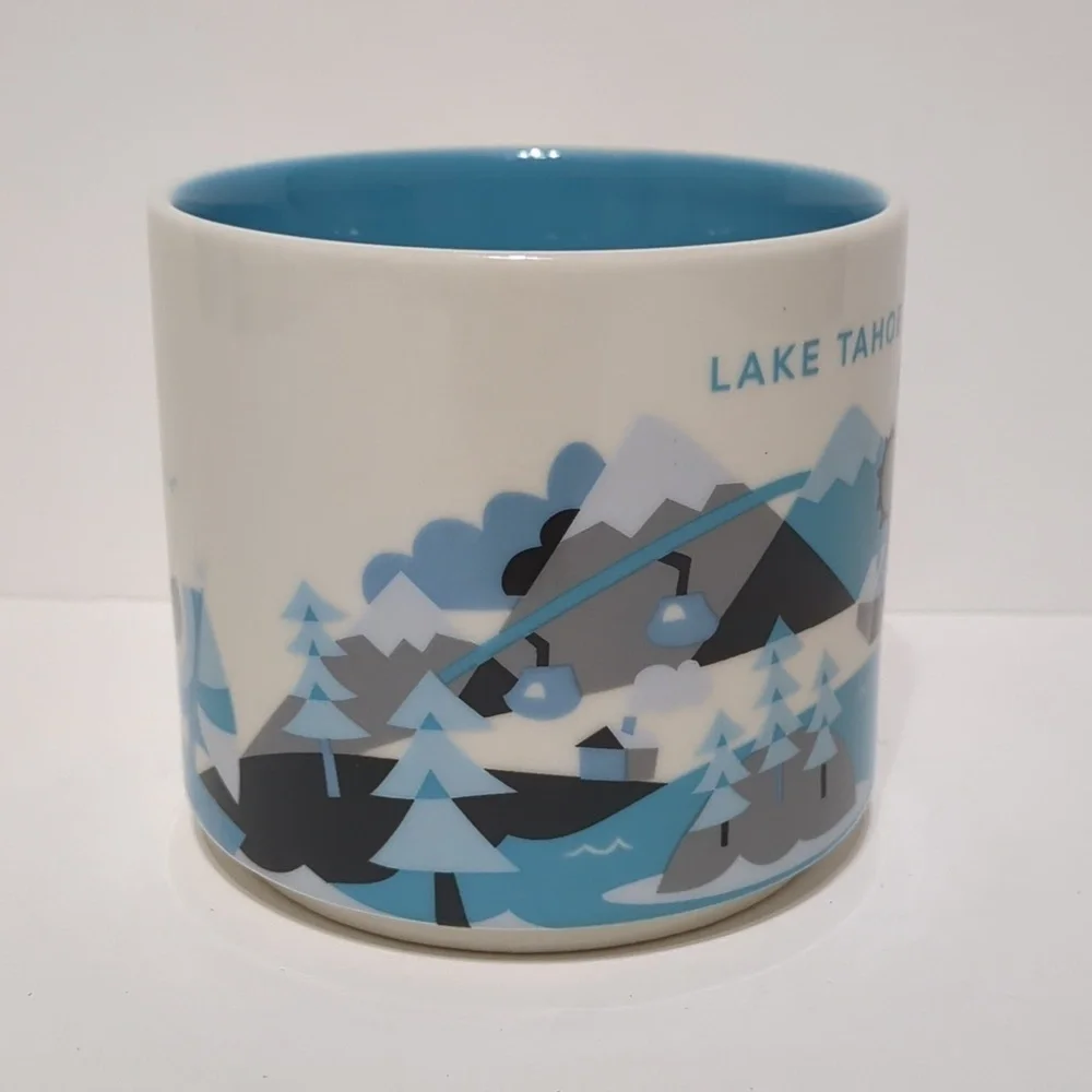 Starbucks YAH Collection 2014 Mug Lake Tahoe 14 oz